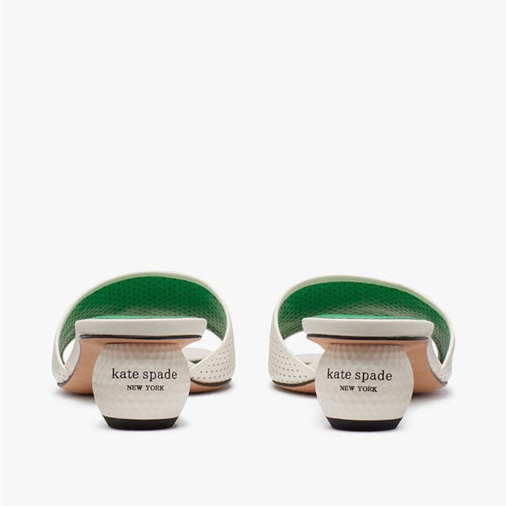 NEW Kate Spade Tee Time Golf Sandal Heel - Picture 2 of 6
